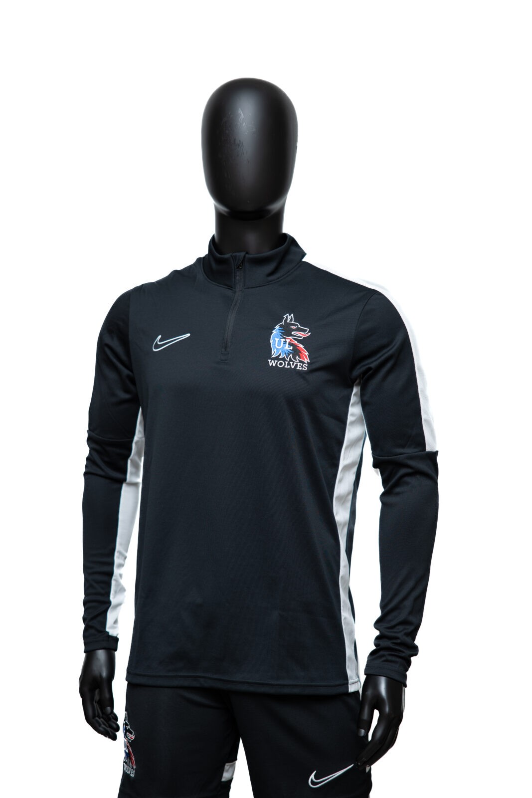 Academy 23 Black Full Zip Drill Top